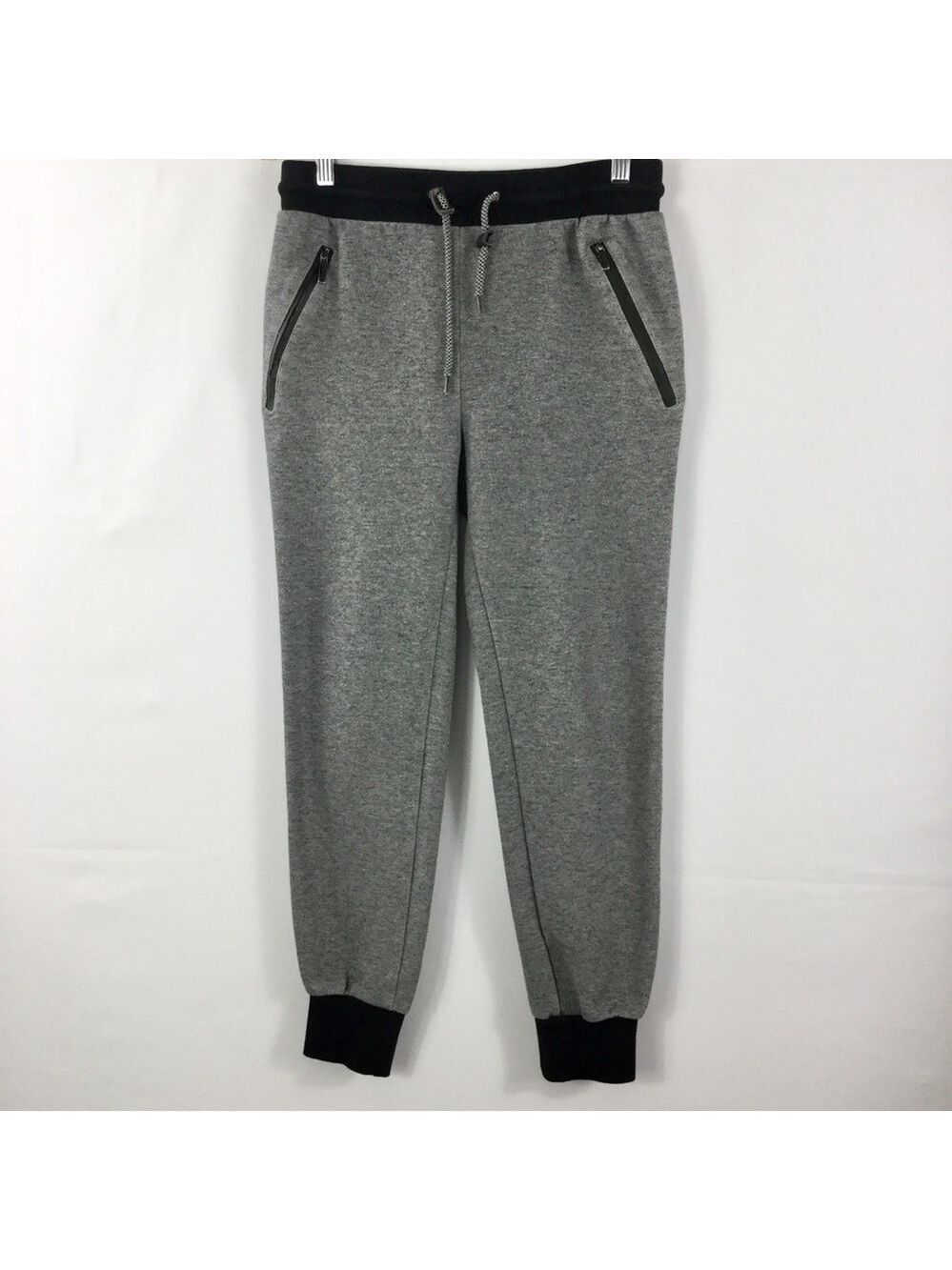 Galaxy by Harvic Heather Gray Heavyweight Relaxed Fit Fleece Jogger Sweatpants